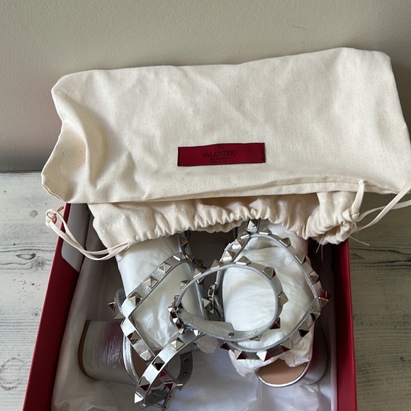 VALENTINO ROCKSTUD ANKLE STRAP SANDAL 60 MM - Picture 8 of 9